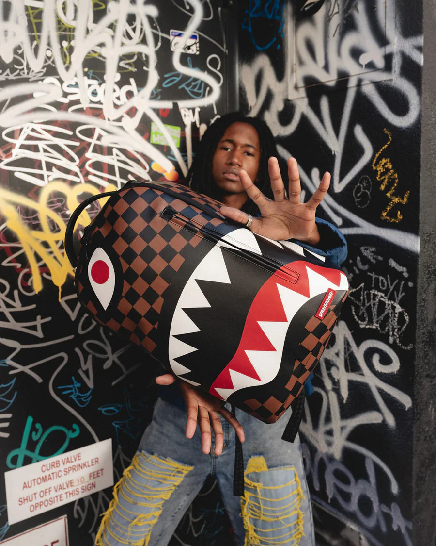 ZAINO SPRAYGROUND HANGOVER BACKPACK MARRONE