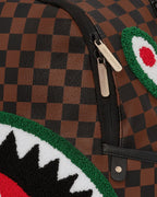 ZAINO SPRAYGROUND CHENILLE SIP SAVAGE MARRONE