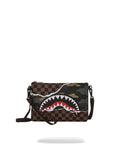 SPRAYGROUND POCHETTE TEAR IT UP CAMO 910B6041NSZ MARRONE