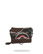 SPRAYGROUND POCHETTE TEAR IT UP CAMO 910B6041NSZ MARRONE