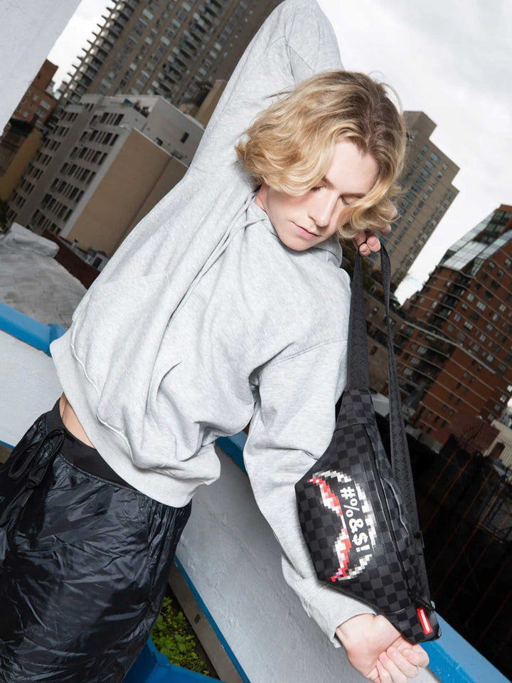 SPRAYGROUND MARSUPIO CENSORED 910B6167NSZ NERO