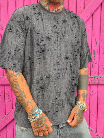 Shattered Glow Tee – Distressed Edition