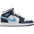 Jordan 1 Mid Obsidian Dark Powder Blue (GS)