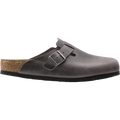 Birkenstock Boston Soft Footbed Oiled Leather Iron Grey