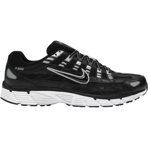 Nike P-6000 Black White Metallic Silver