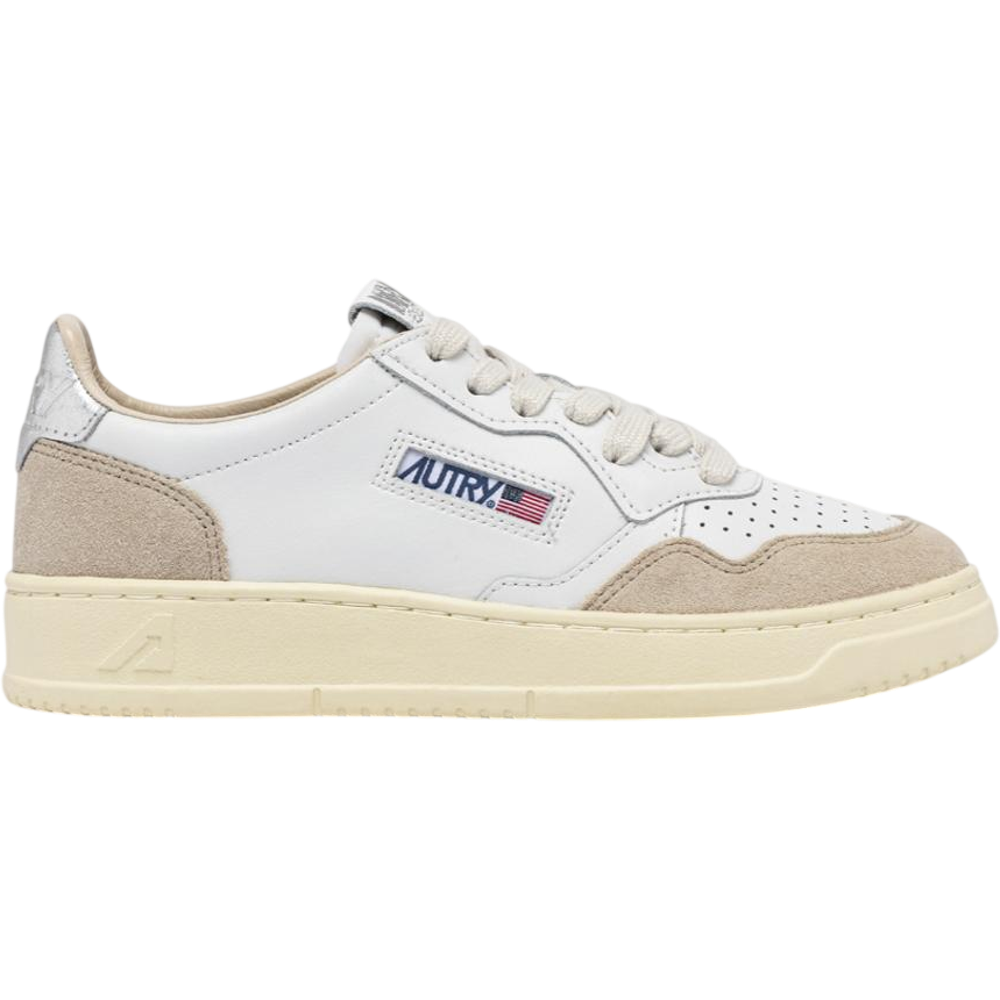 Autry Medalist Low White Silver (Women's)