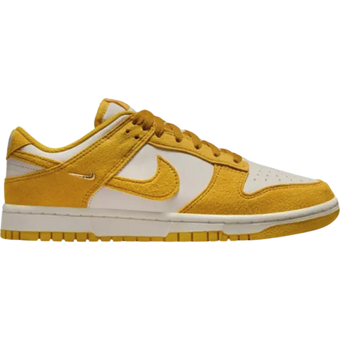 Nike Dunk Low Dark Sulfur Gold Mini Swoosh (Women's)