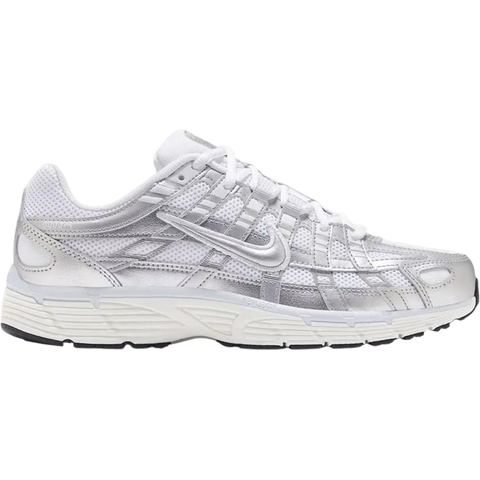 Nike P-6000 White Blue Tint Sail Metallic Silver (Women's)