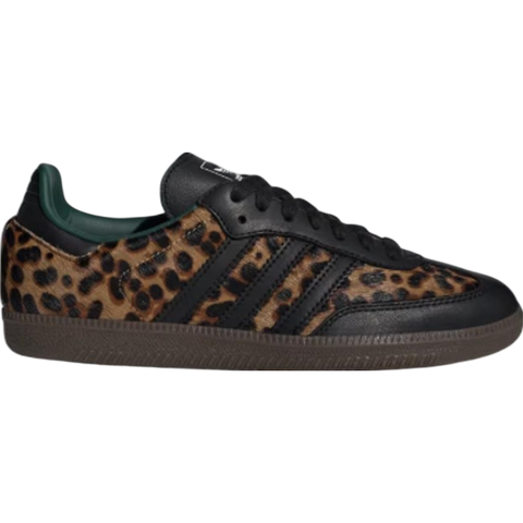 Adidas Samba OG Black Green Leopard