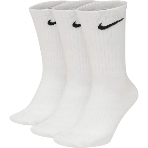 Nike Socks - Everyday Lightweight Crew White 3-PACK