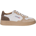 Autry Medalist Low Beige Brown (Women's)