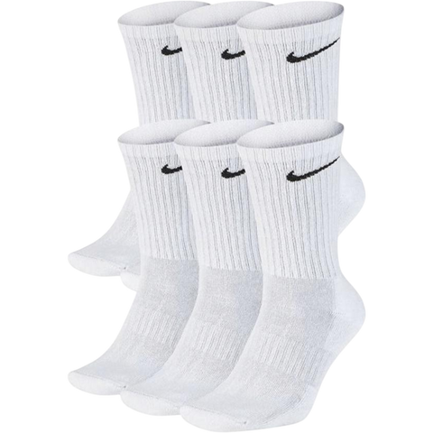 Nike Socks - Everyday Lightweight Crew White 6-PACK
