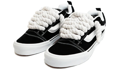 Vans Knu Skool Black Rope Laces