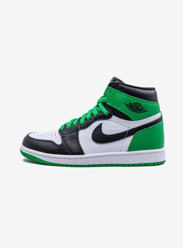 Jordan 1 High Black Lucky Green