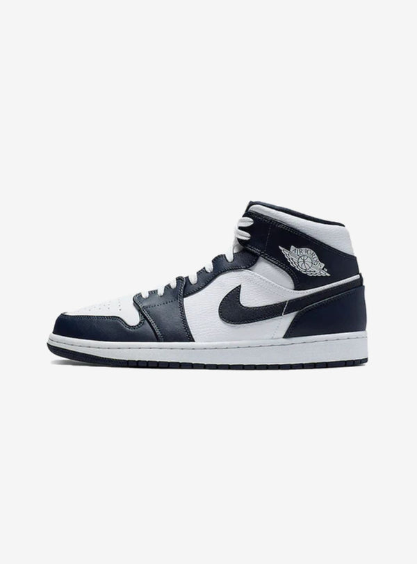 Jordan 1 Mid White Obsidian